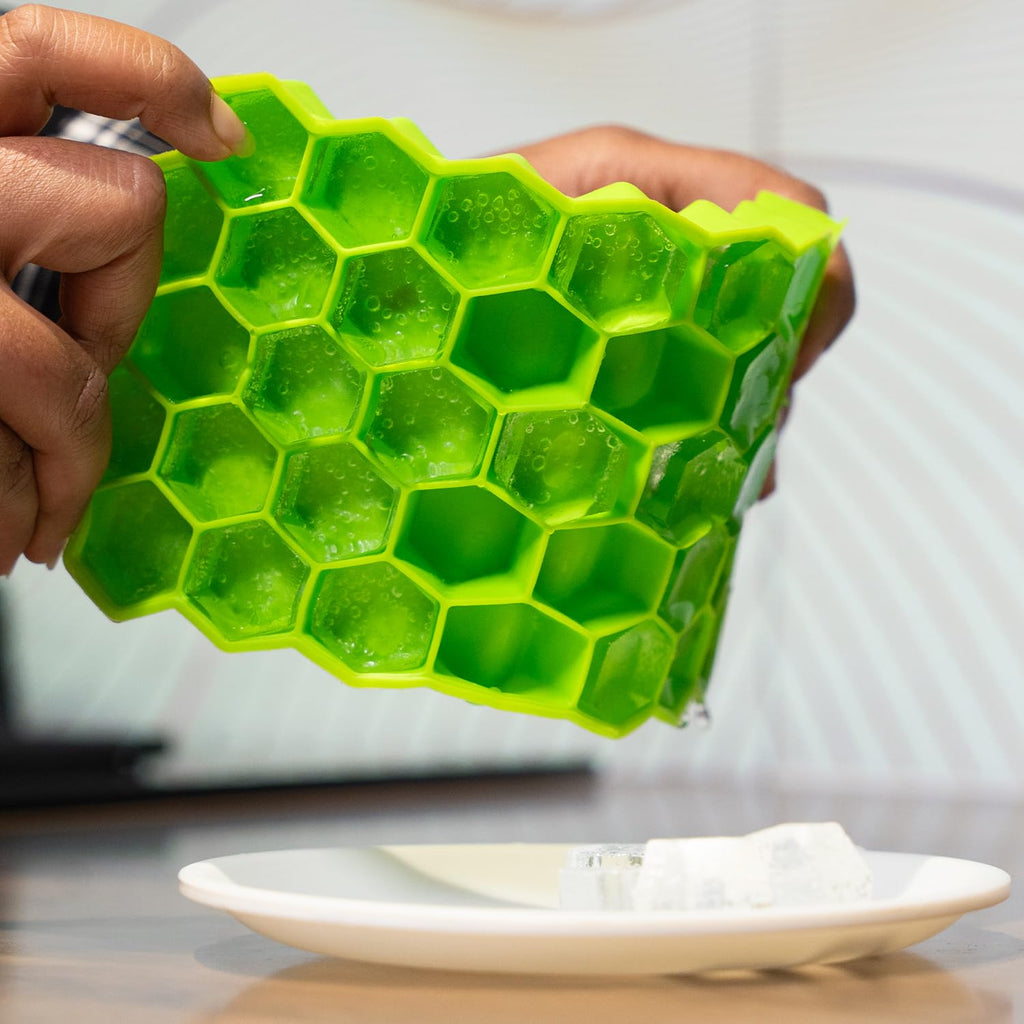 Honeycomb Silicone Ice Cube Tray (37 Ice Cubes)