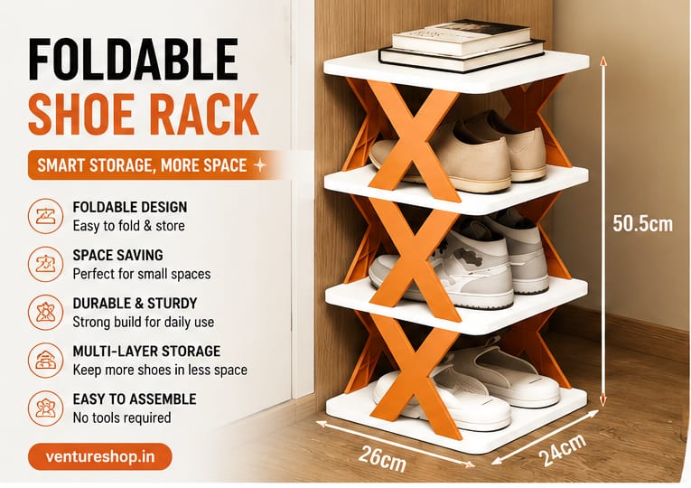 Foldable Shoe Rack