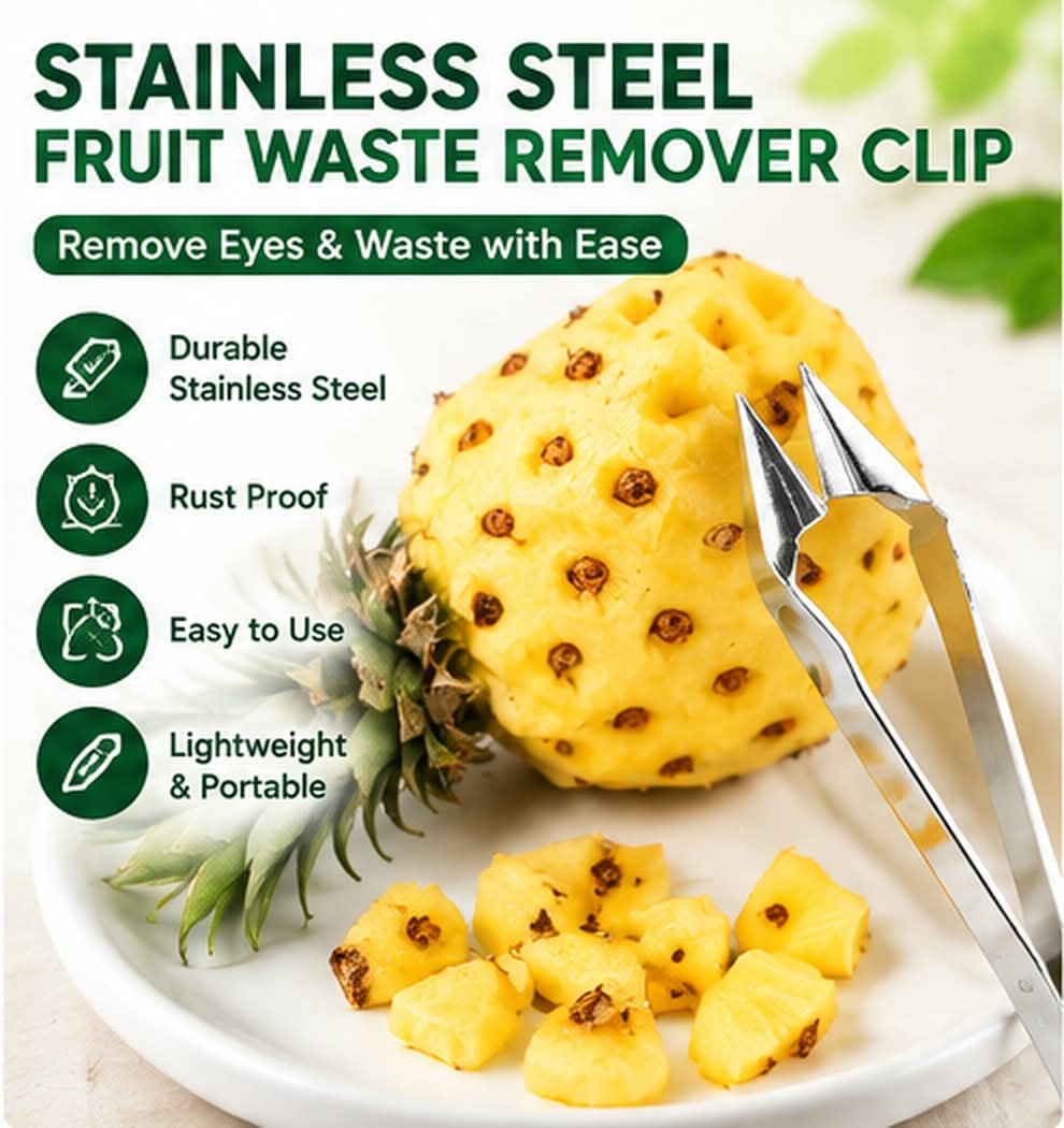 Stainless Steel Fruit Waste Remover Clip