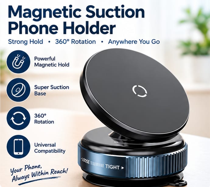 Magnetic Suction Phone Holder