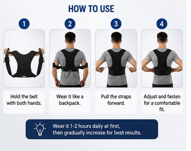 Posture Corrector Belt (Unisex)