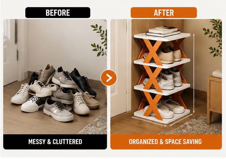 Foldable Shoe Rack