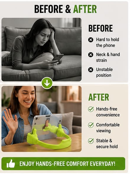 Flexible Mobile and Tablet Holder Stand