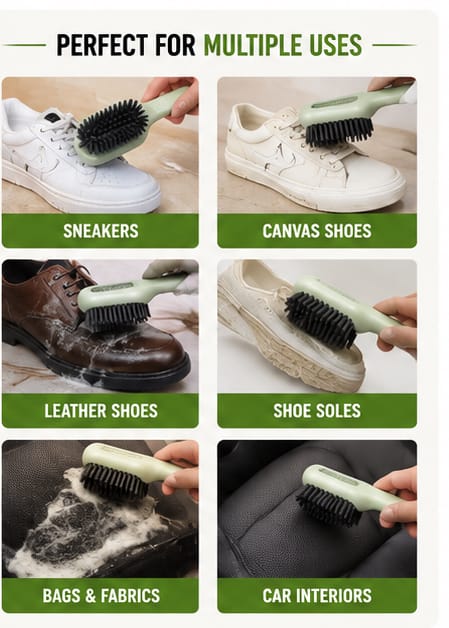 Multifunctional Shoe Polishing Brush