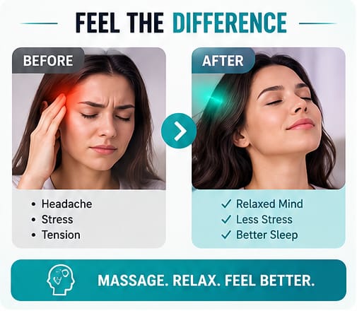 Ergonomic Scalp Head Massager for Pain Relief