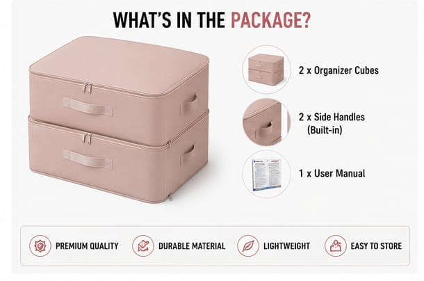 Space Saving Organizer Cube (Waterproof & Moisture-Proof)