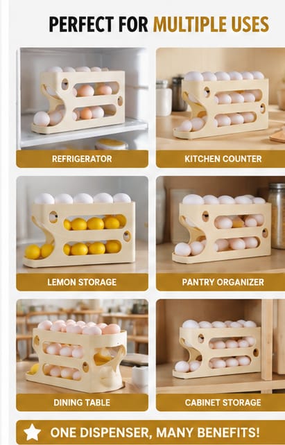 Rolling Egg & Lemon Dispenser (18-24 Eggs)