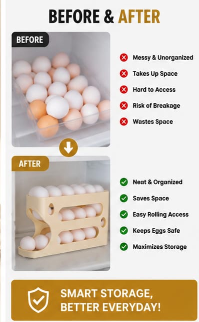 Rolling Egg & Lemon Dispenser (18-24 Eggs)