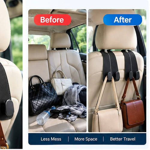 Car Seat Under Headrest Hook (Pack of 2)