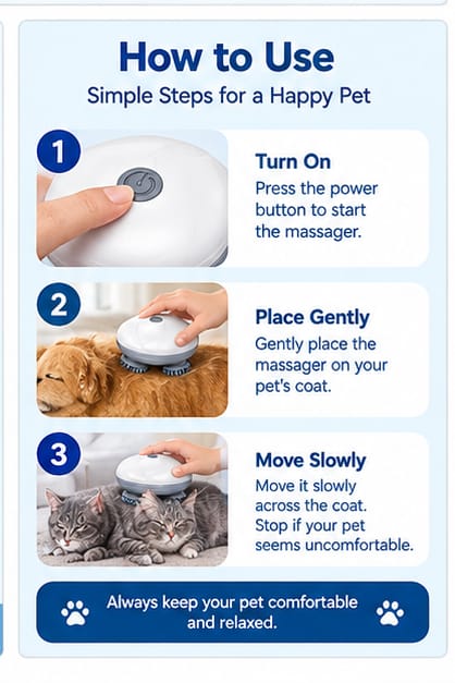 Electric Pet Massager
