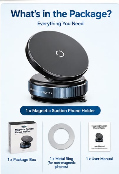 Magnetic Suction Phone Holder