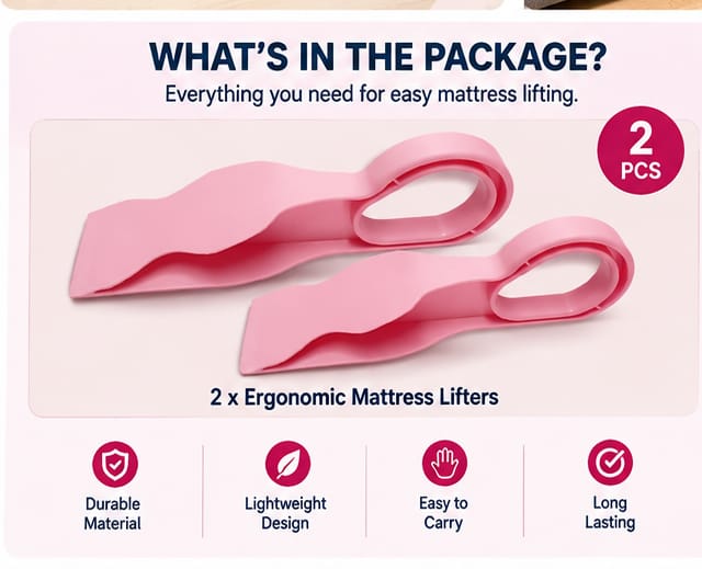 Ergonomic Mattress Lifter (Pack of 2)