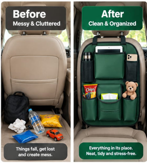 Car Seat Back Organizer Storage (Pack of 2)