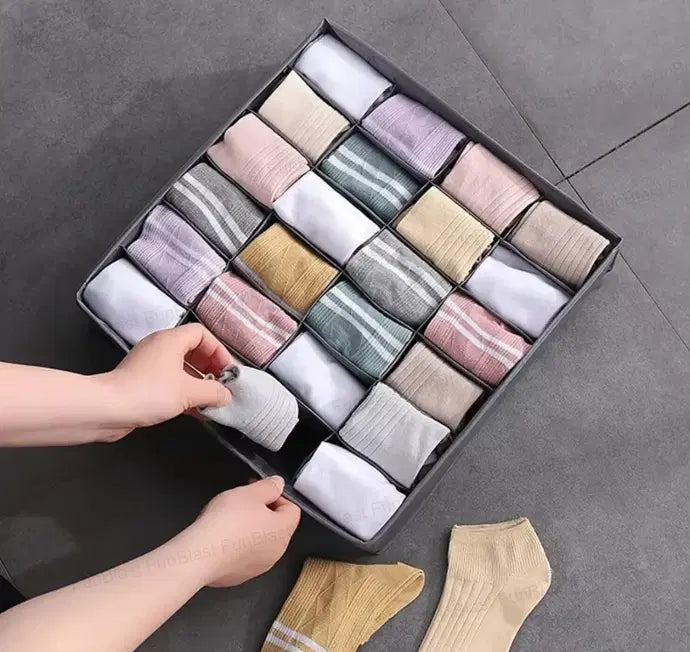 Drawer Organizer Box - 24 Grids (Pack of 3)